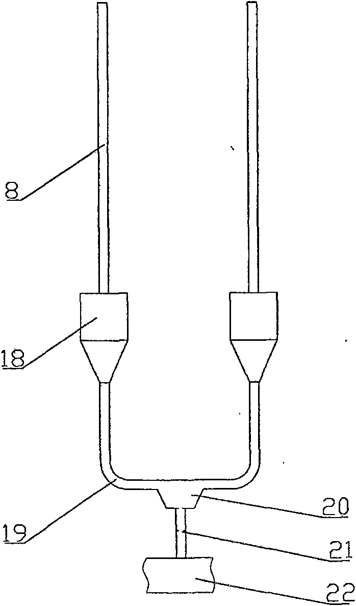 Damping opposite-thrust type gas wave refrigerating machine