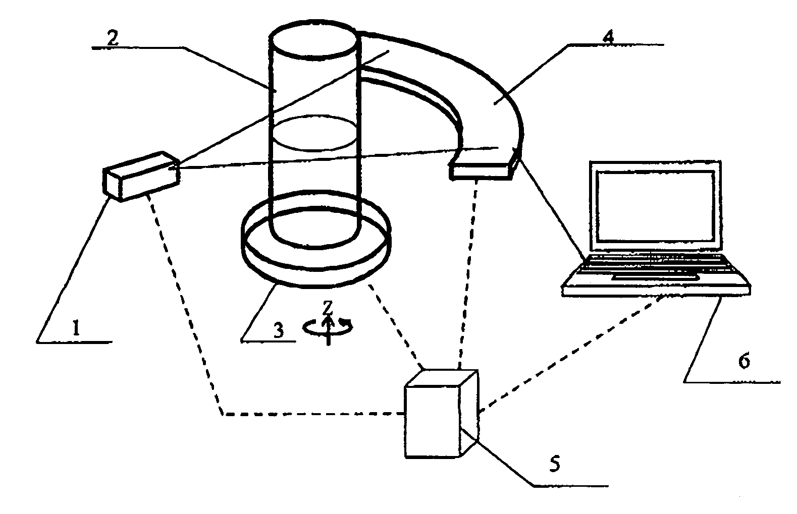 CT method and apparatus for liquid safety-detection with a radiation source