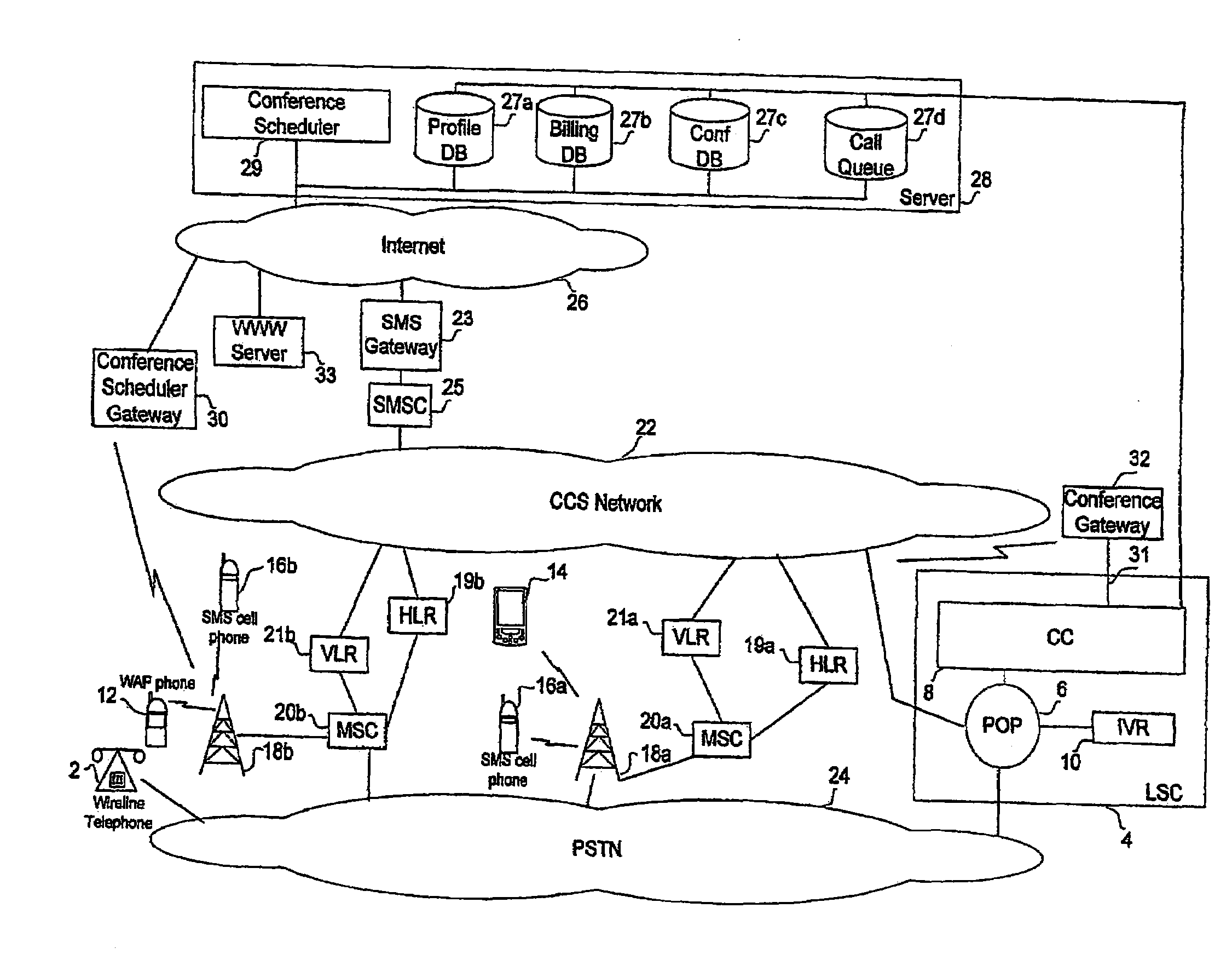 Method and apparatus for providing extended call setup and control features using a short message service