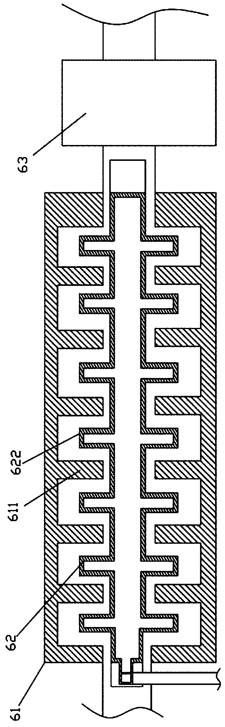 Cushioning type motor capable of working stably