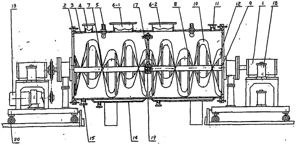 Horizontal spiral stirring leaching tank, its tank group and leaching method