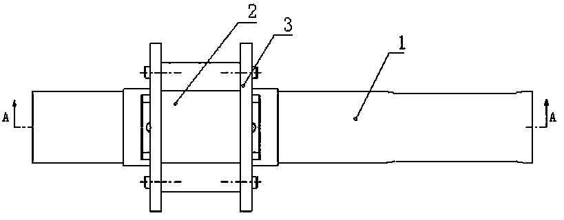 Lifting band end fixing device of setting machine