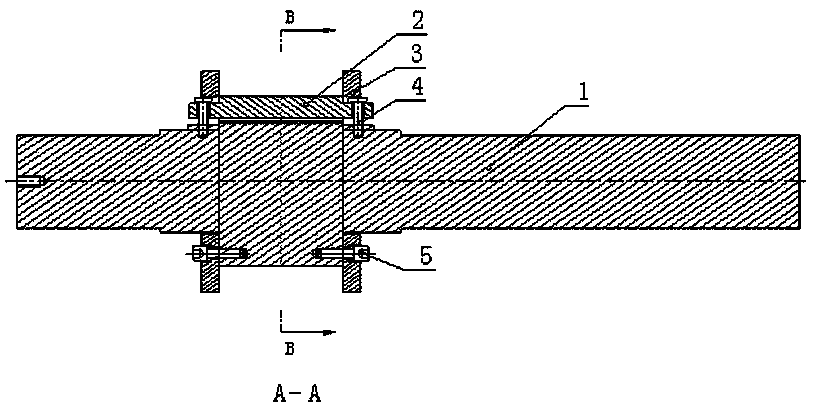 Lifting band end fixing device of setting machine