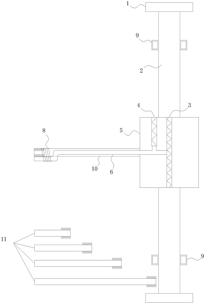 Concrete strainmeter subassembly and installation method
