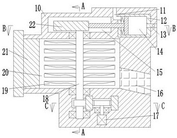 Meat stirring and smashing processing device capable of sequentially adding condiments in timed manner