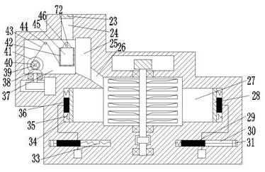 Meat stirring and smashing processing device capable of sequentially adding condiments in timed manner