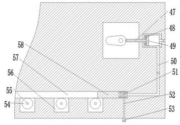 Meat stirring and smashing processing device capable of sequentially adding condiments in timed manner