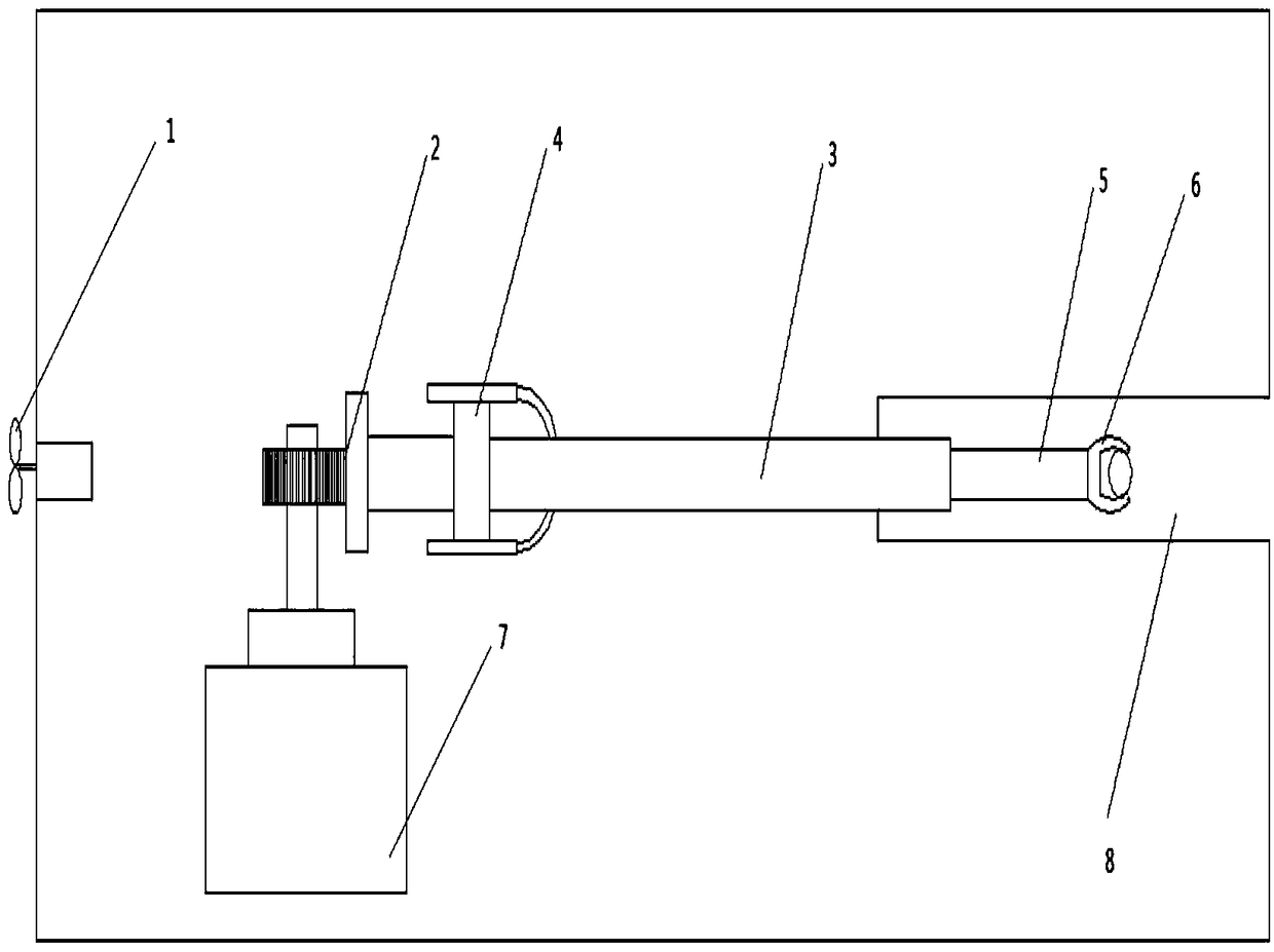 A mechanical device for automatically pulling out laver cultivation poles