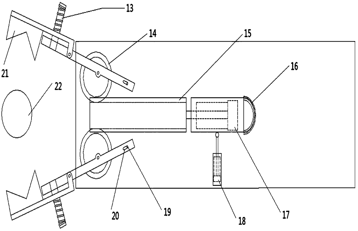 A mechanical device for automatically pulling out laver cultivation poles