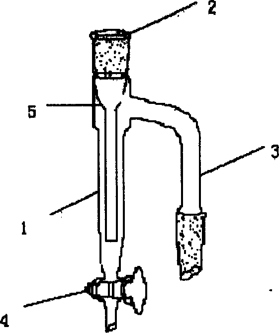Continuous water separation device