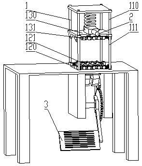 A squid board auxiliary label threading device