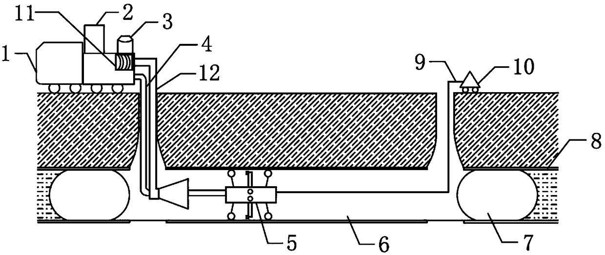 Cipp field curing repair device and method