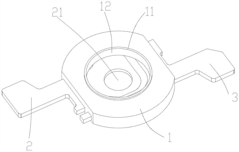 6050 LED packaging support and LED lamp bead