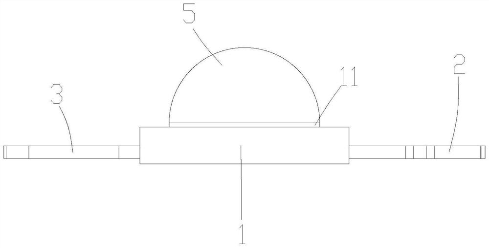 6050 LED packaging support and LED lamp bead