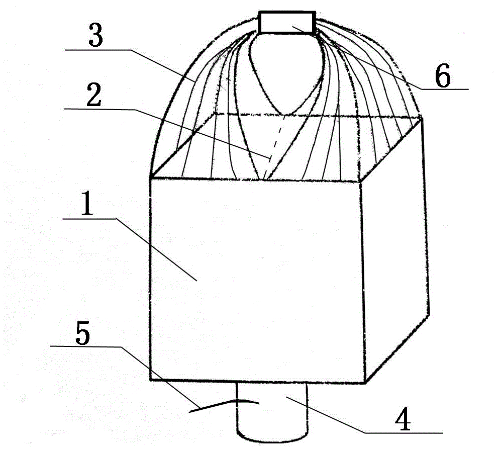 Space bag type shipping sack