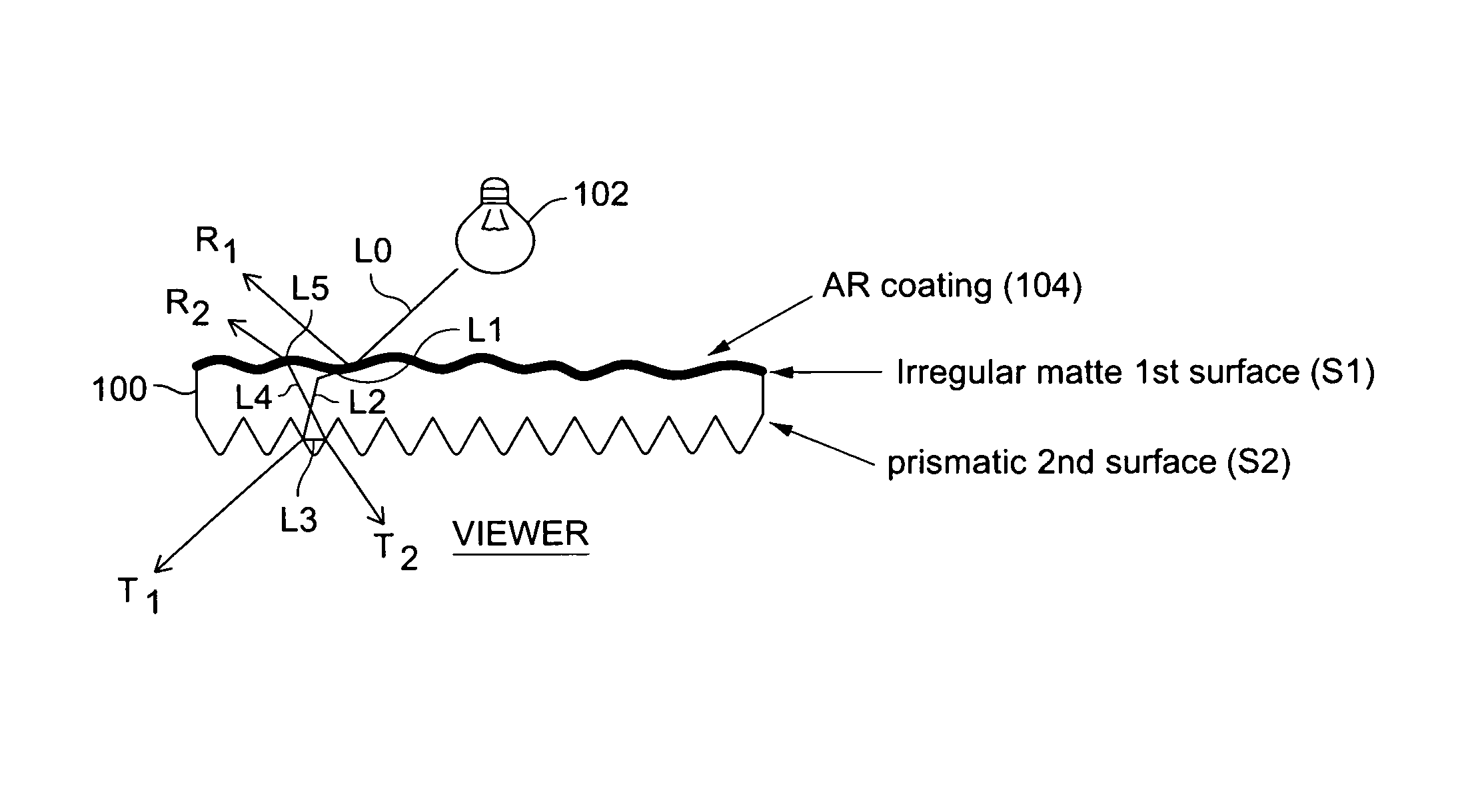 Lighting system cover including AR-coated textured glass, and method of making the same