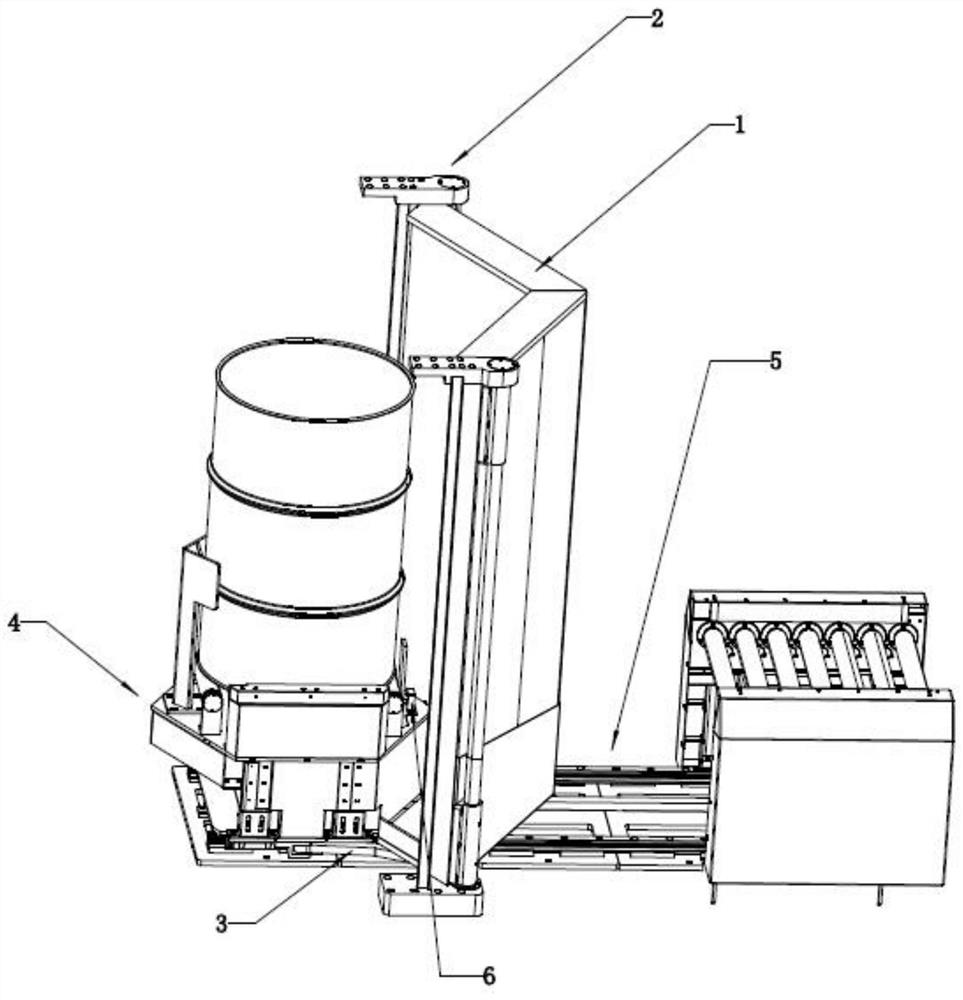 a material transport mechanism