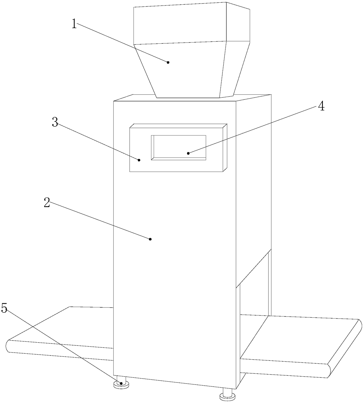 Automatic sub-packaging device for food packaging