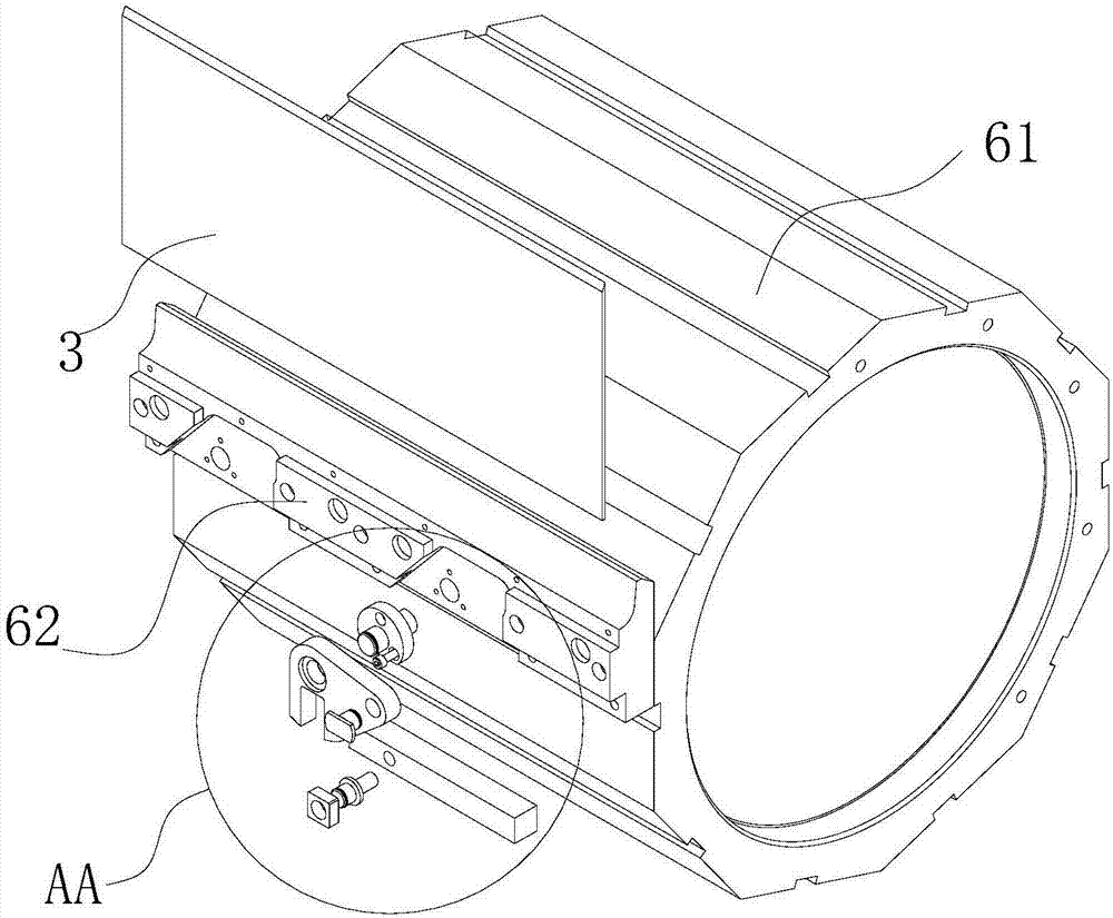 Rotary block suitable for blade feeding device