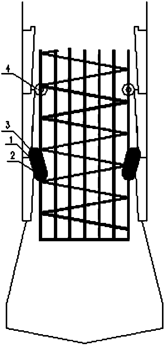 A simple anti-floating device for reinforced cages of artificially dug piles