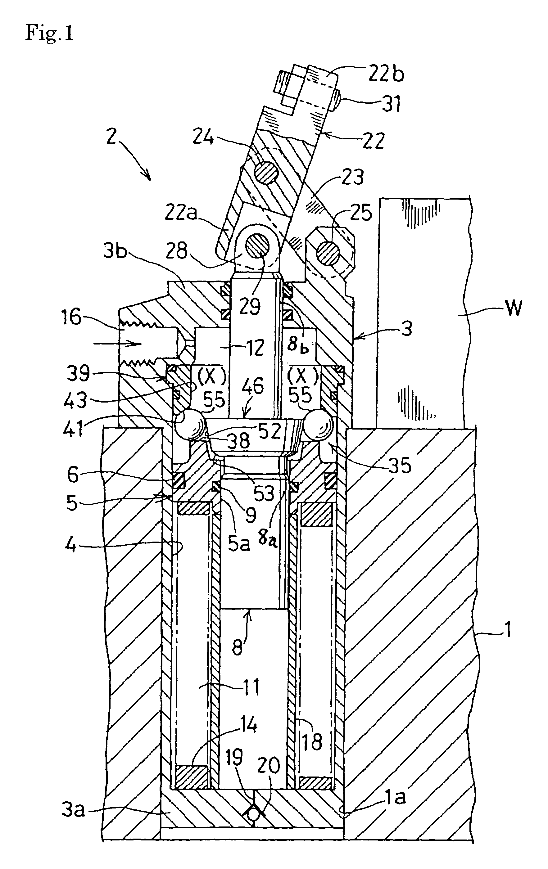 Spring-lock type clamp device