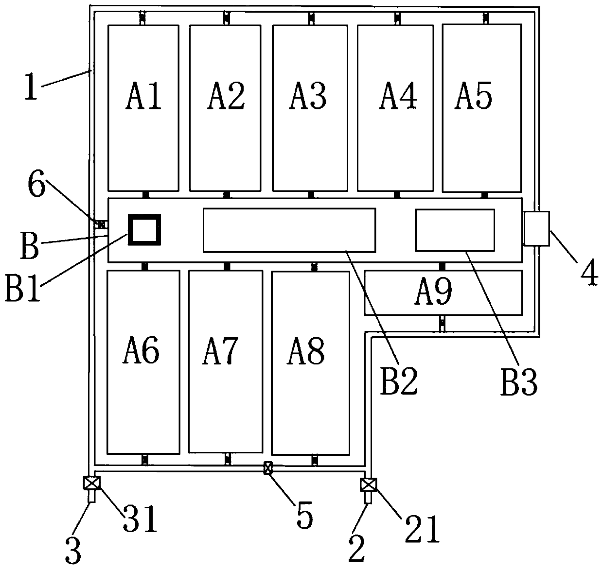 Method for constructing pond culture circulating water system