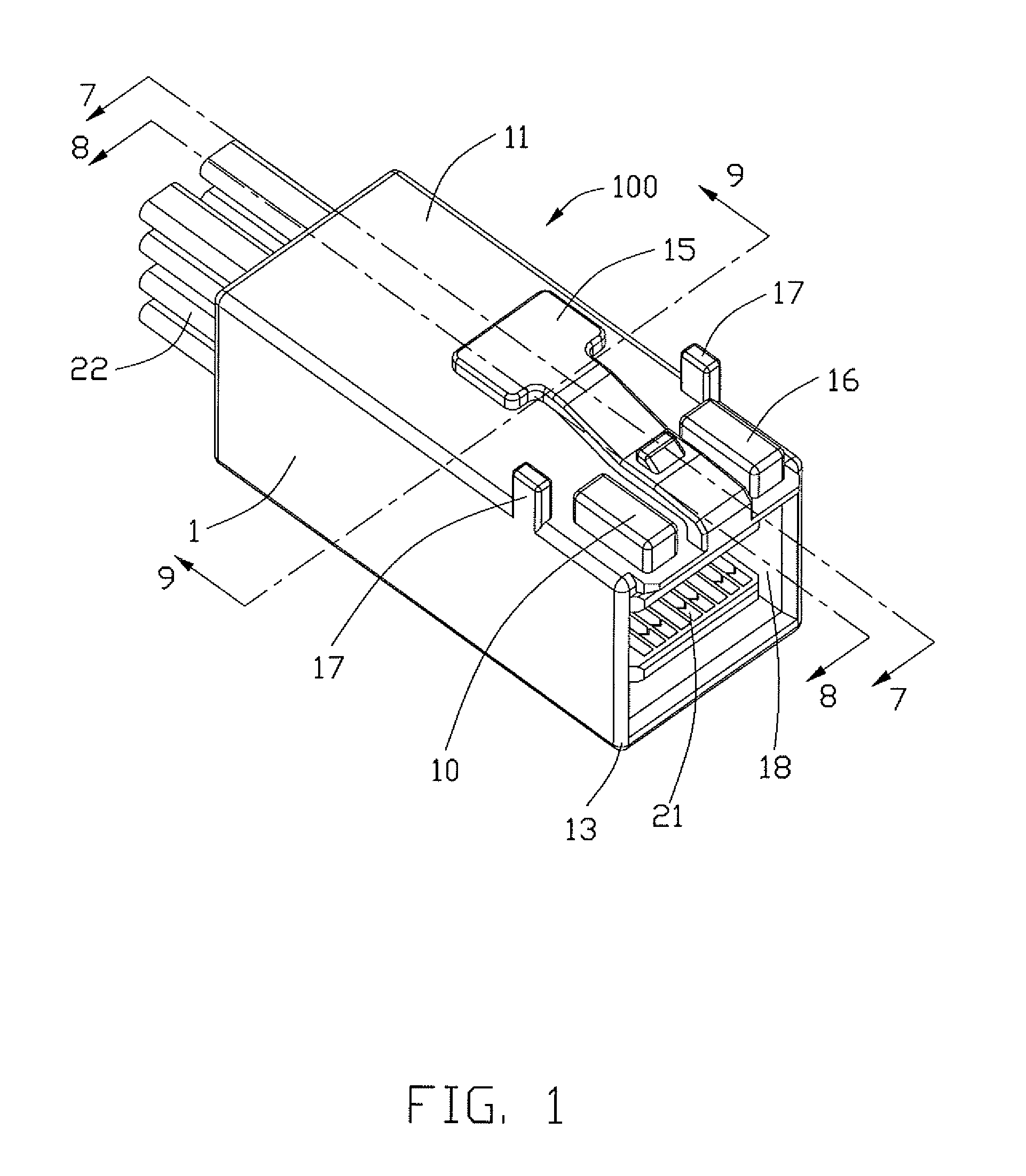 Electrical connector assembly with compact configuration