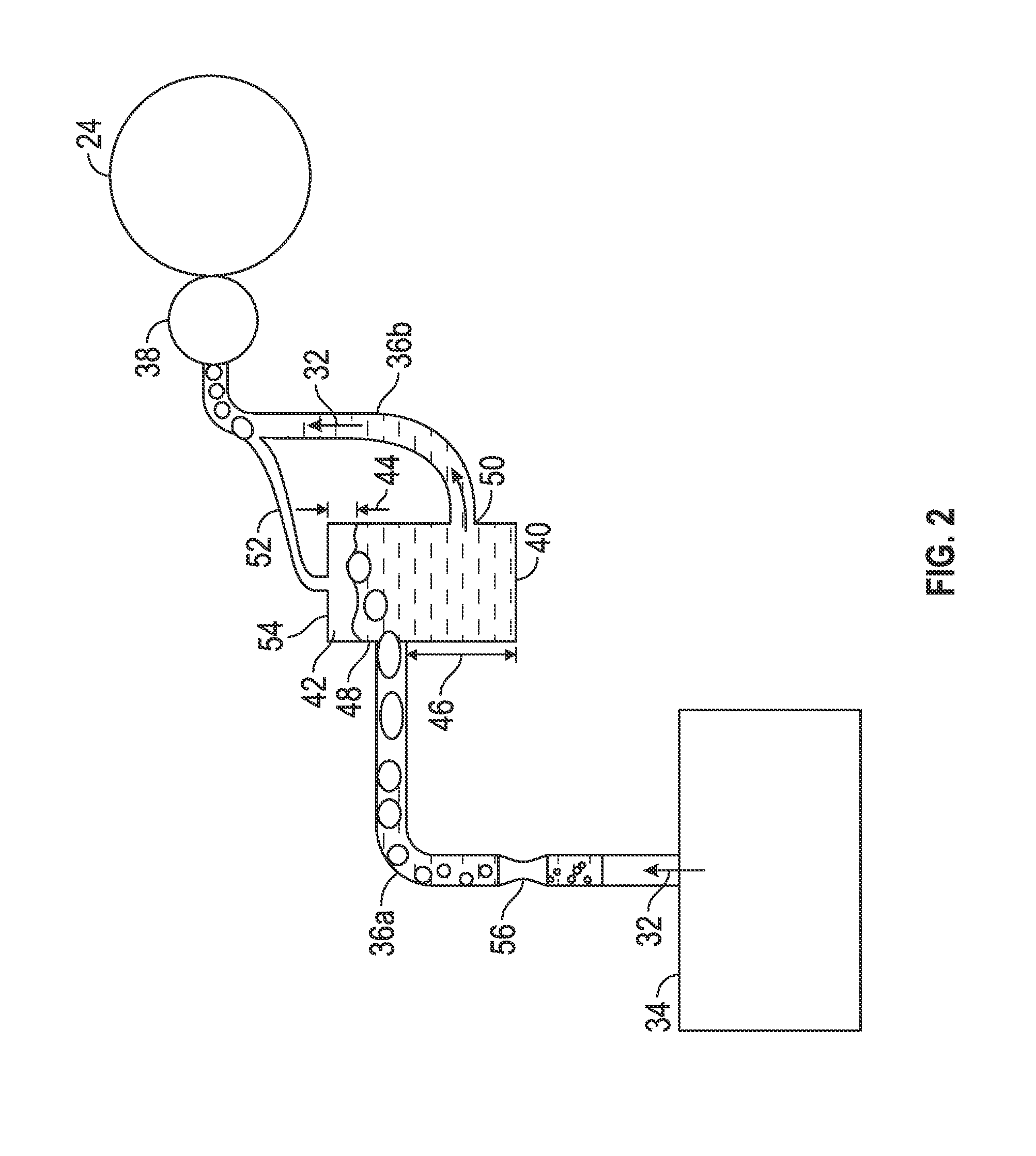 Bubble collector for suction fuel system