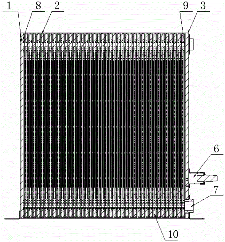 A dielectrophoresis in-line membrane module