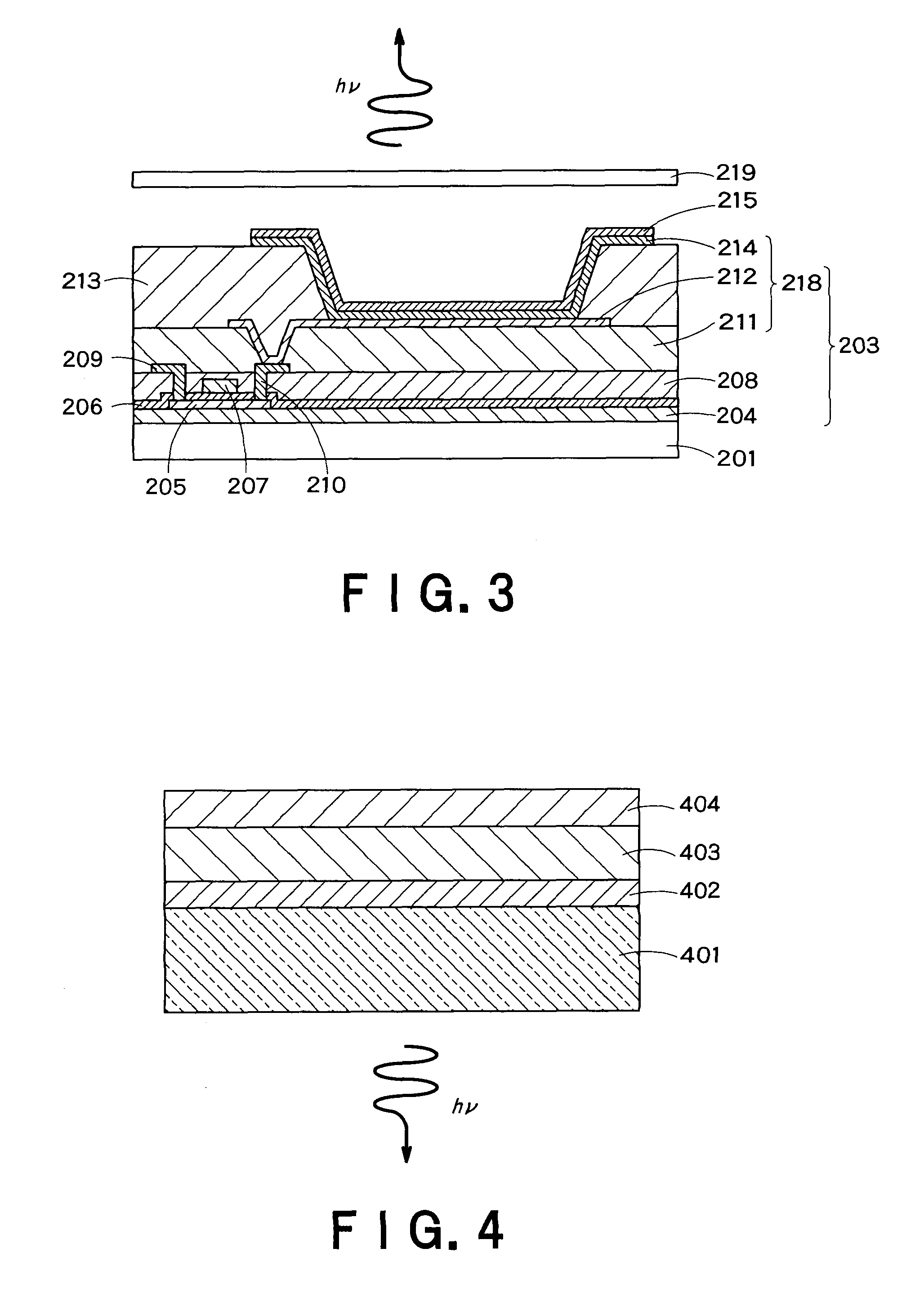 Displaying device and lighting device employing organic electroluminescence element