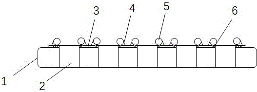 Auxiliary mounting and connecting tube plate for tube bundles