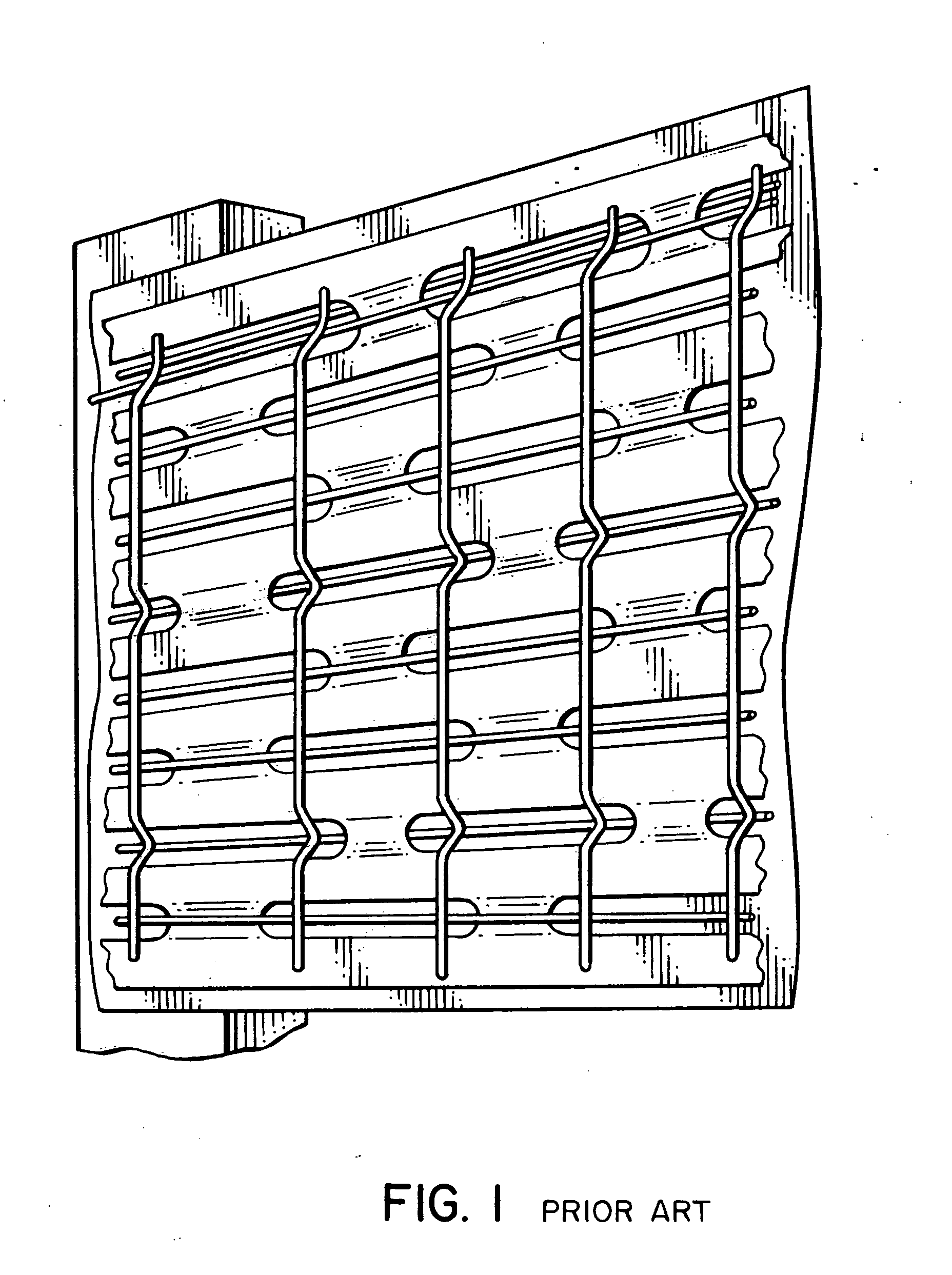 Self-stiffened welded wire lath assembly
