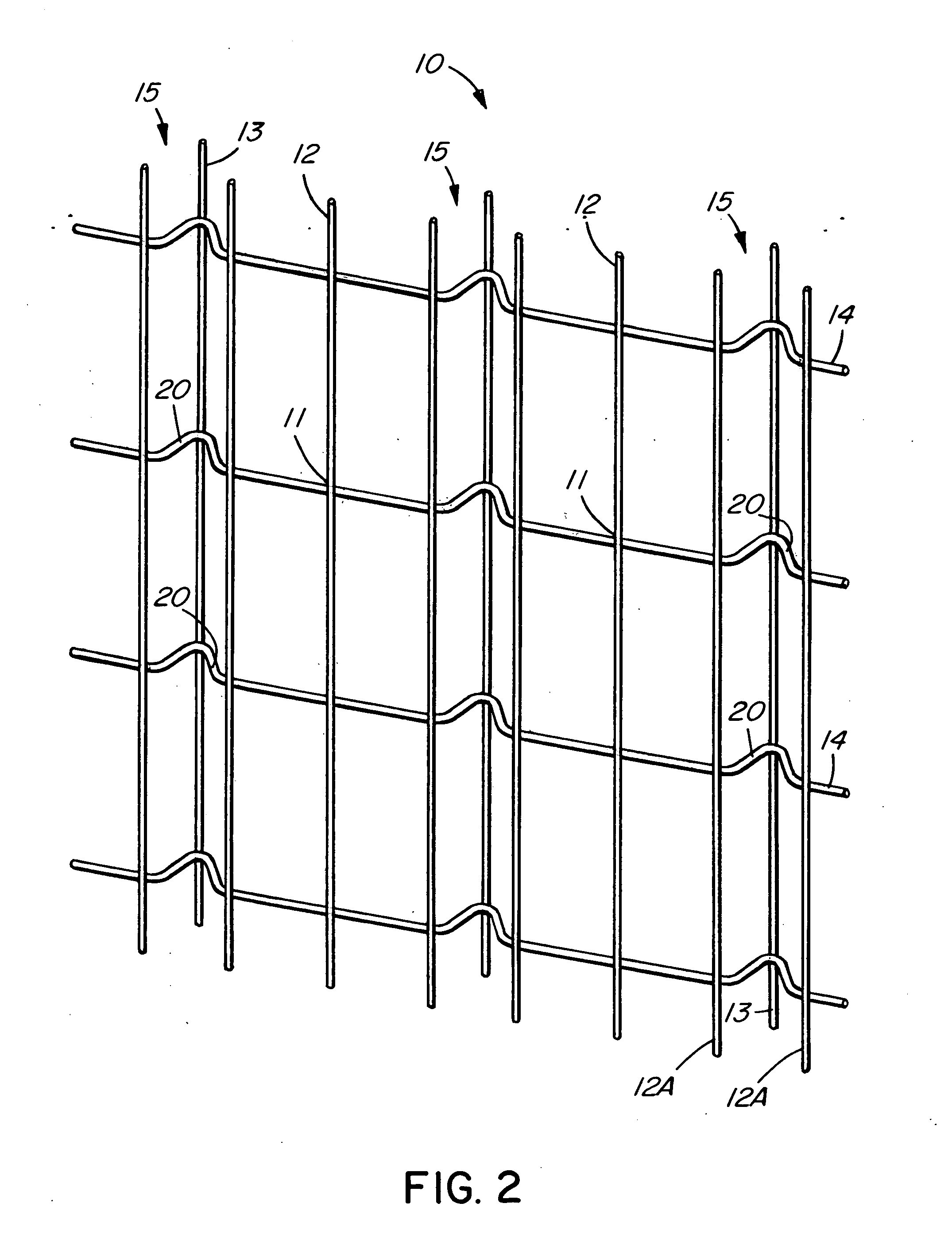 Self-stiffened welded wire lath assembly