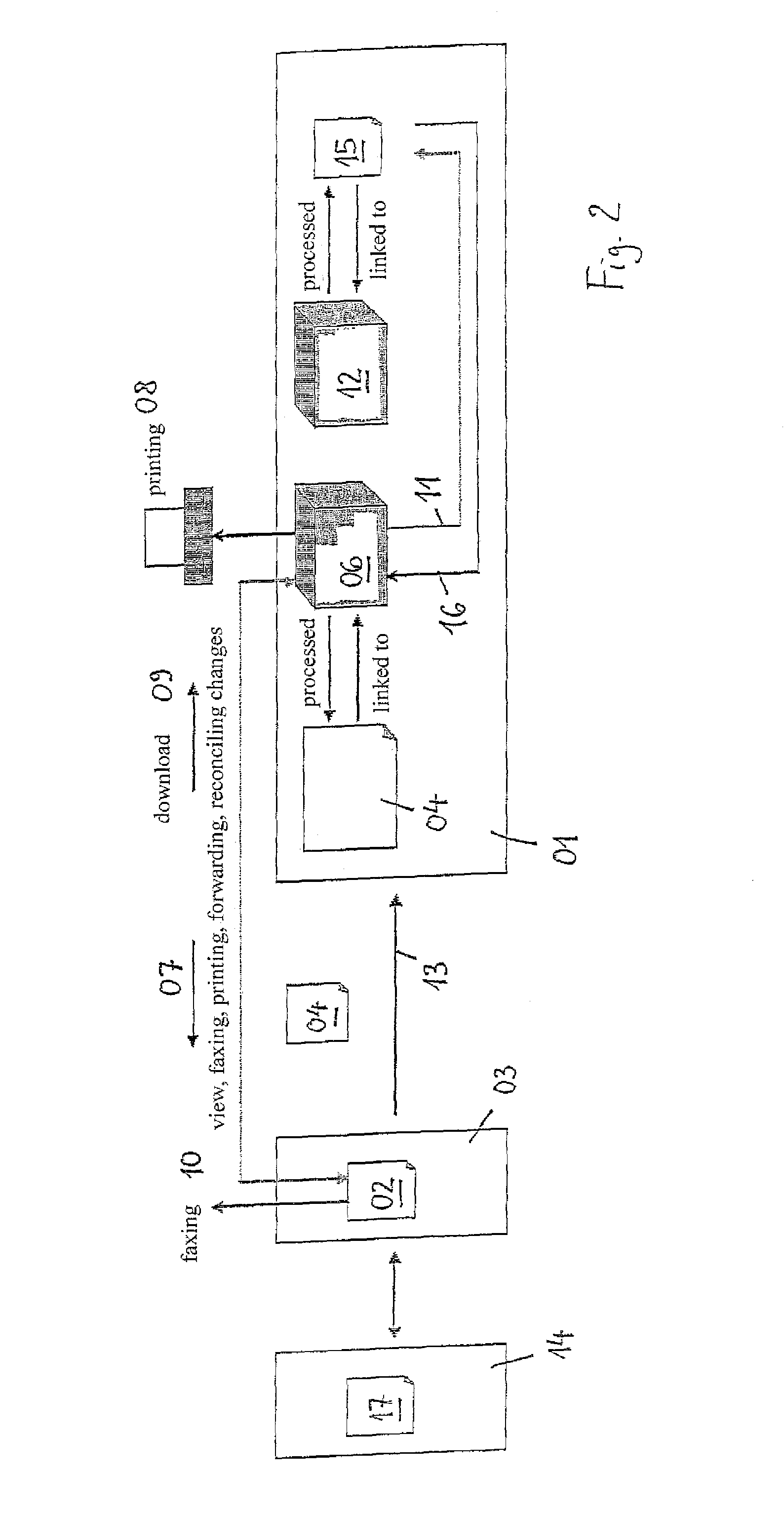 Method and system for handling files with mobile terminals and a corresponding computer program and a corresponding computer-readable storage medium