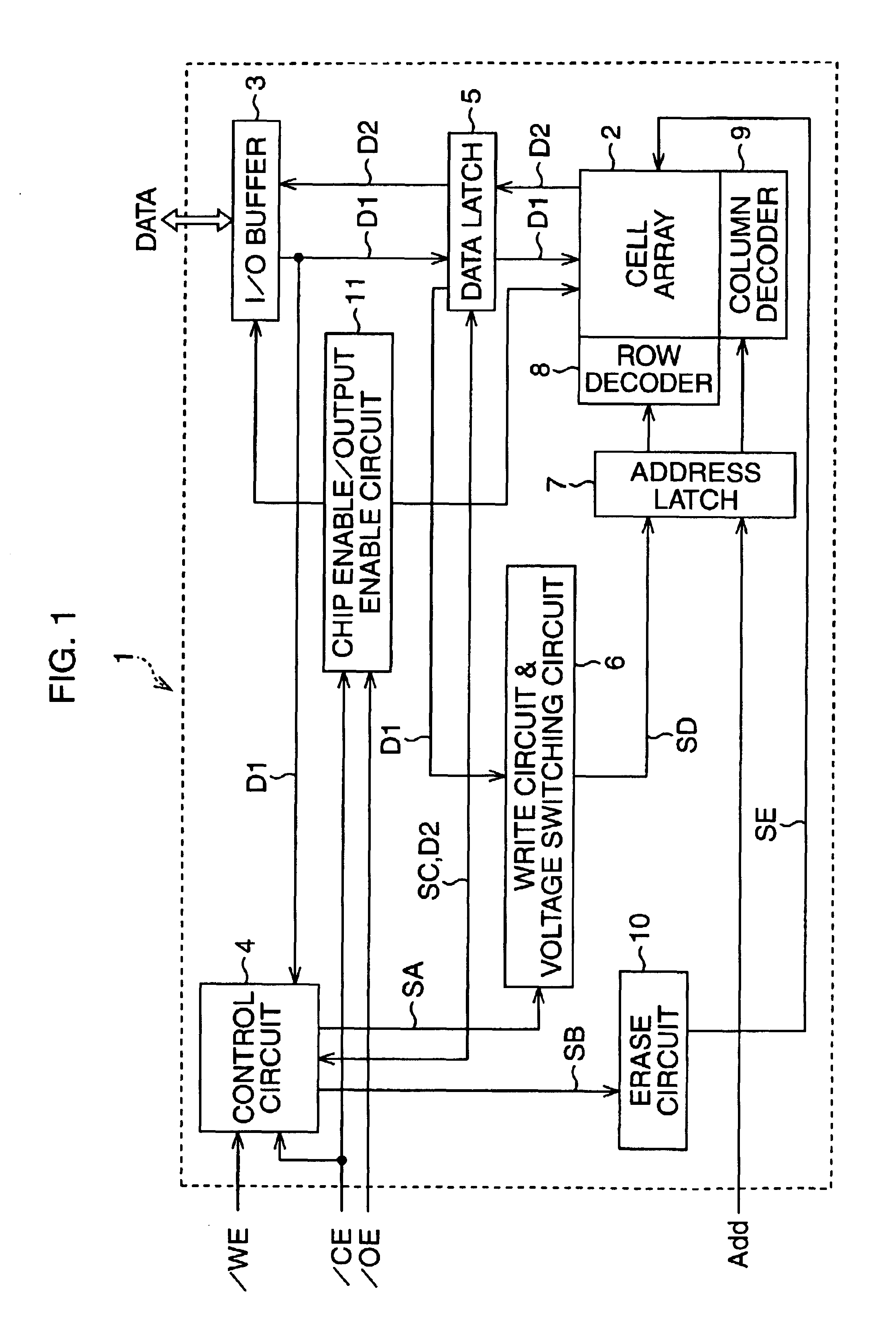Semiconductor memory and method of driving the same