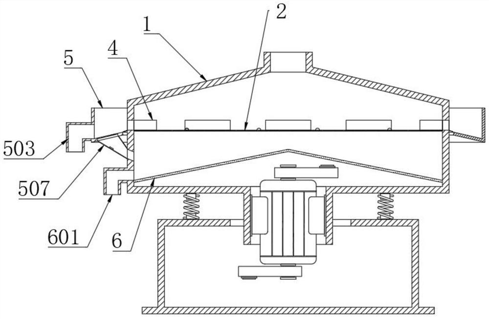 Seaweed polysaccharide capsule component screening equipment for treating HPV (human papillomavirus)