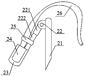 Lake sewage treatment device based on ecological structure