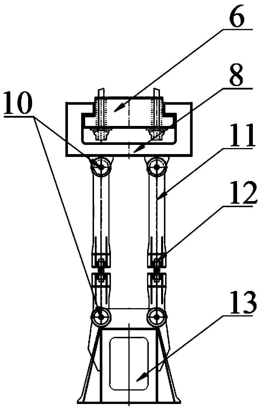 Special hoisting system for 900-ton transporting and erecting all-in-one machine