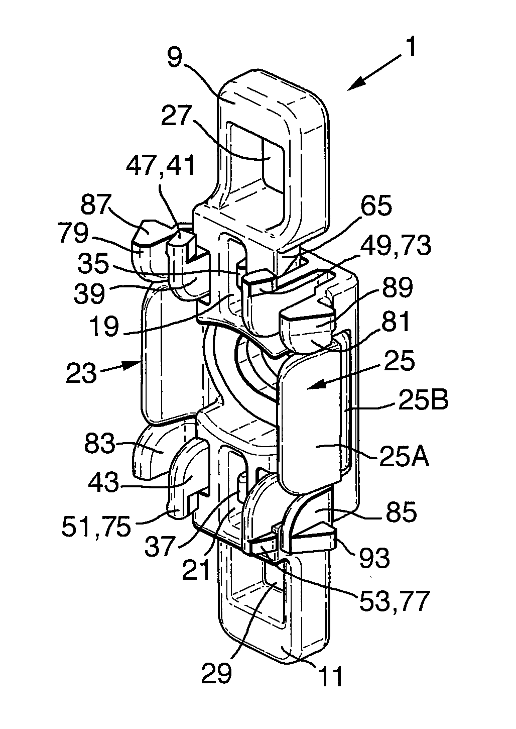 Bracket for mounting a guiding rail