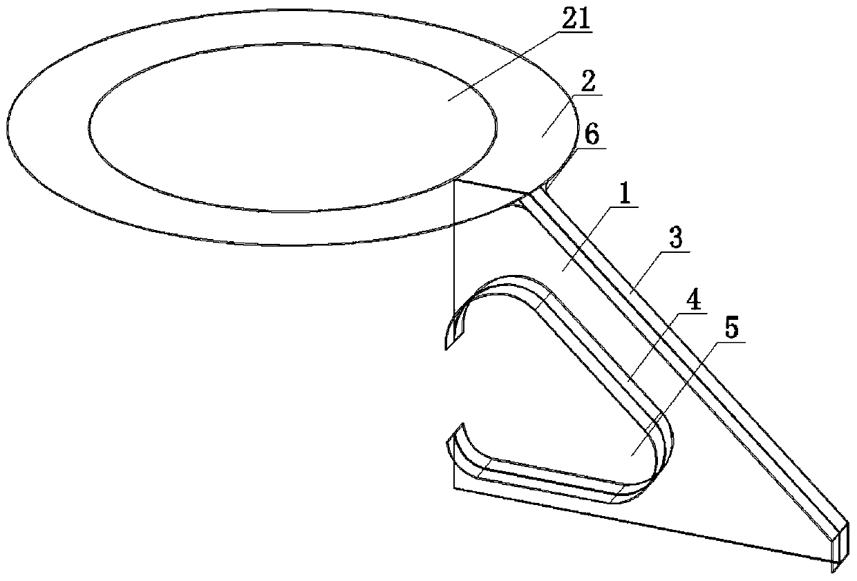 Connecting tooling used for single column and composite cylinder combined foundation