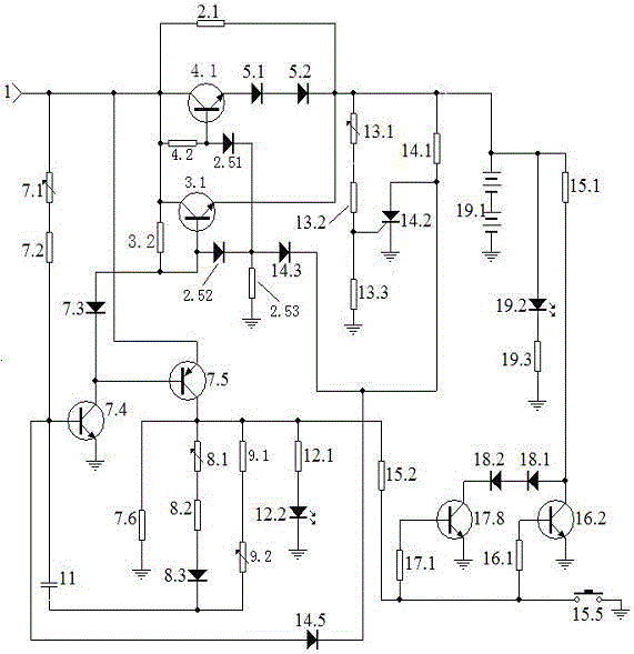 Double-N type pulse environment-friendly charging device