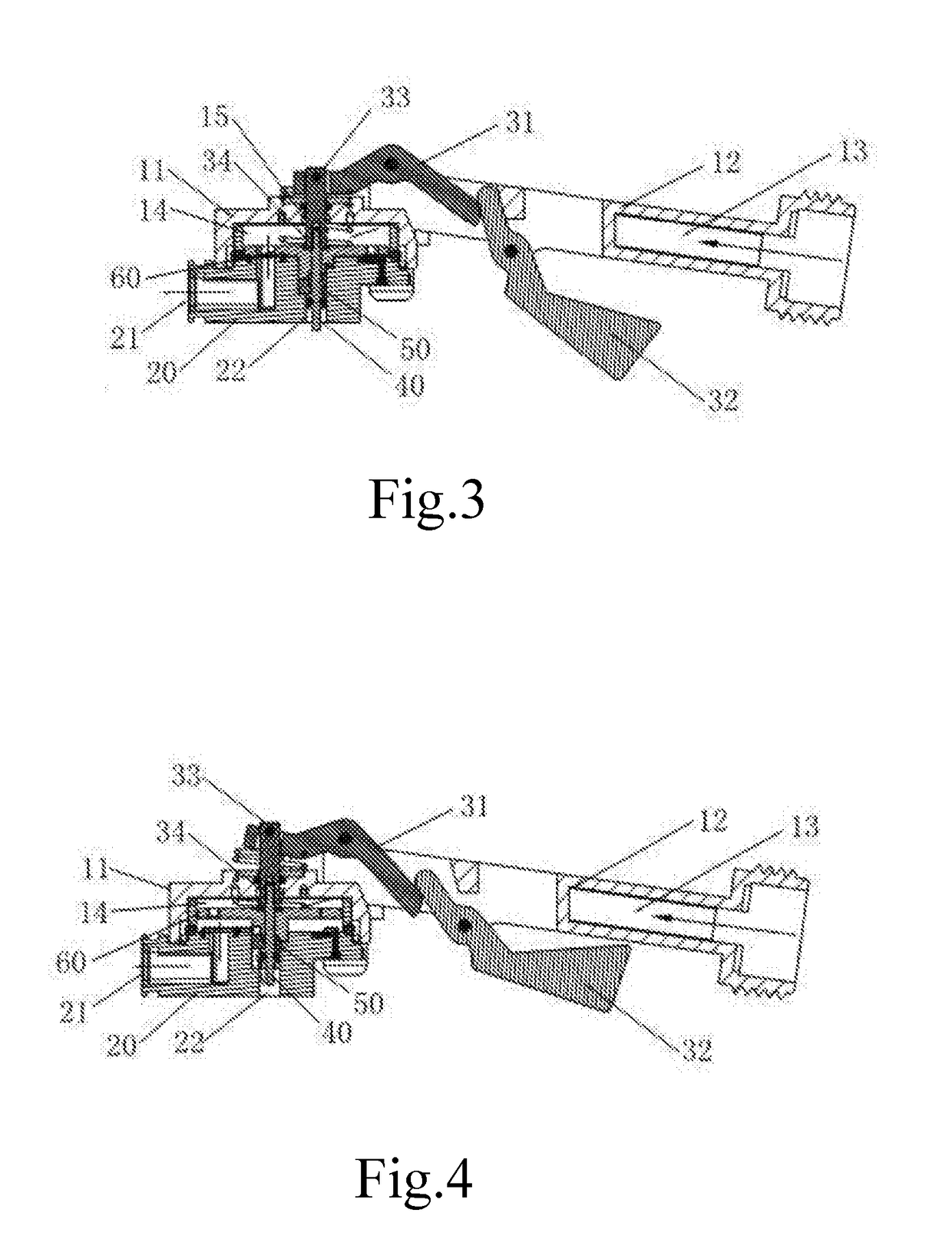 Labor-saving water output switching device