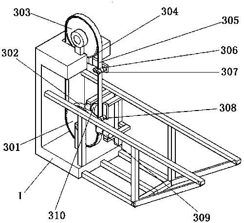 Cutting device for joss paper processing