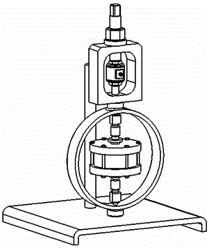 Constant load stress corrosion test device with load sensor