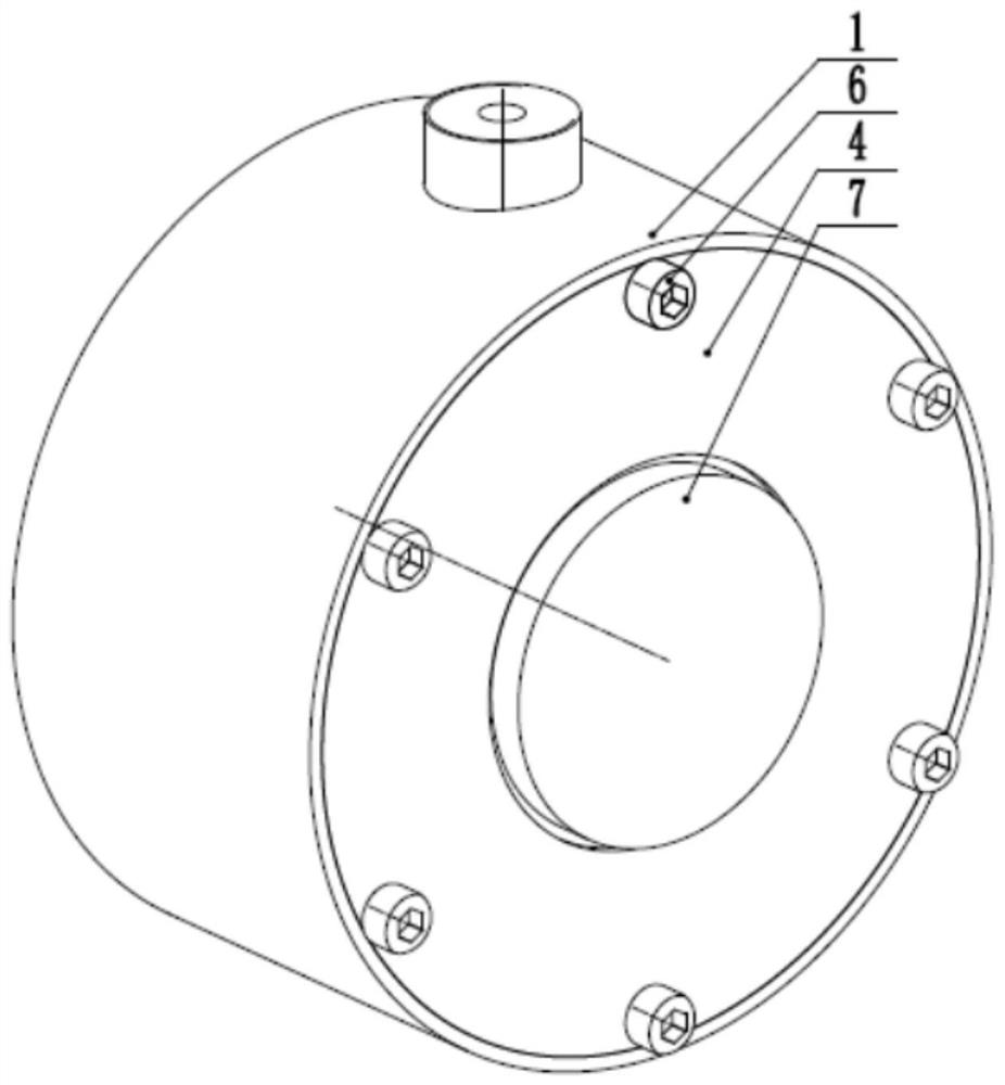 A static pressure type radial gas bearing structure