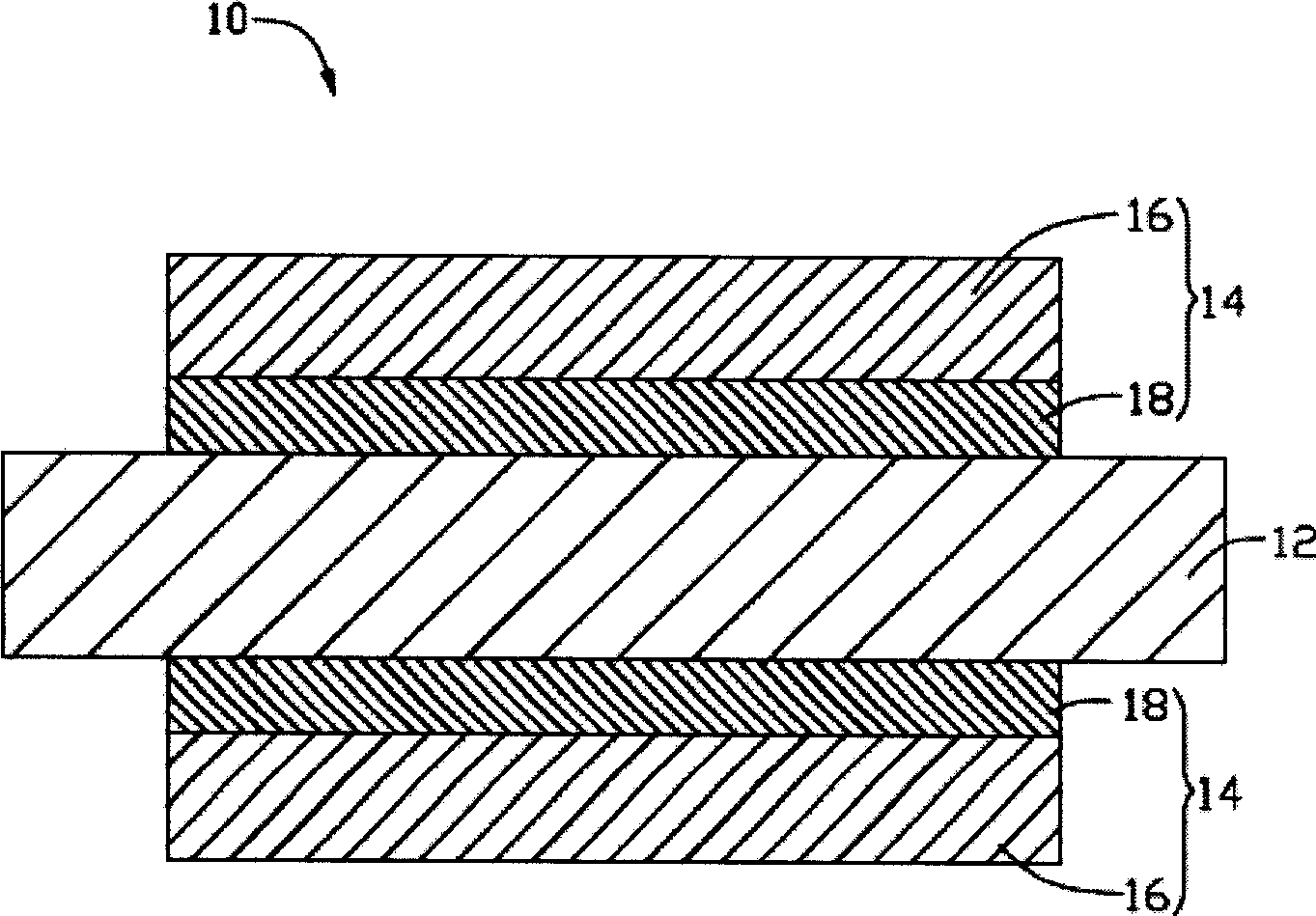 Fuel battery membrane electrode and preparation method thereof