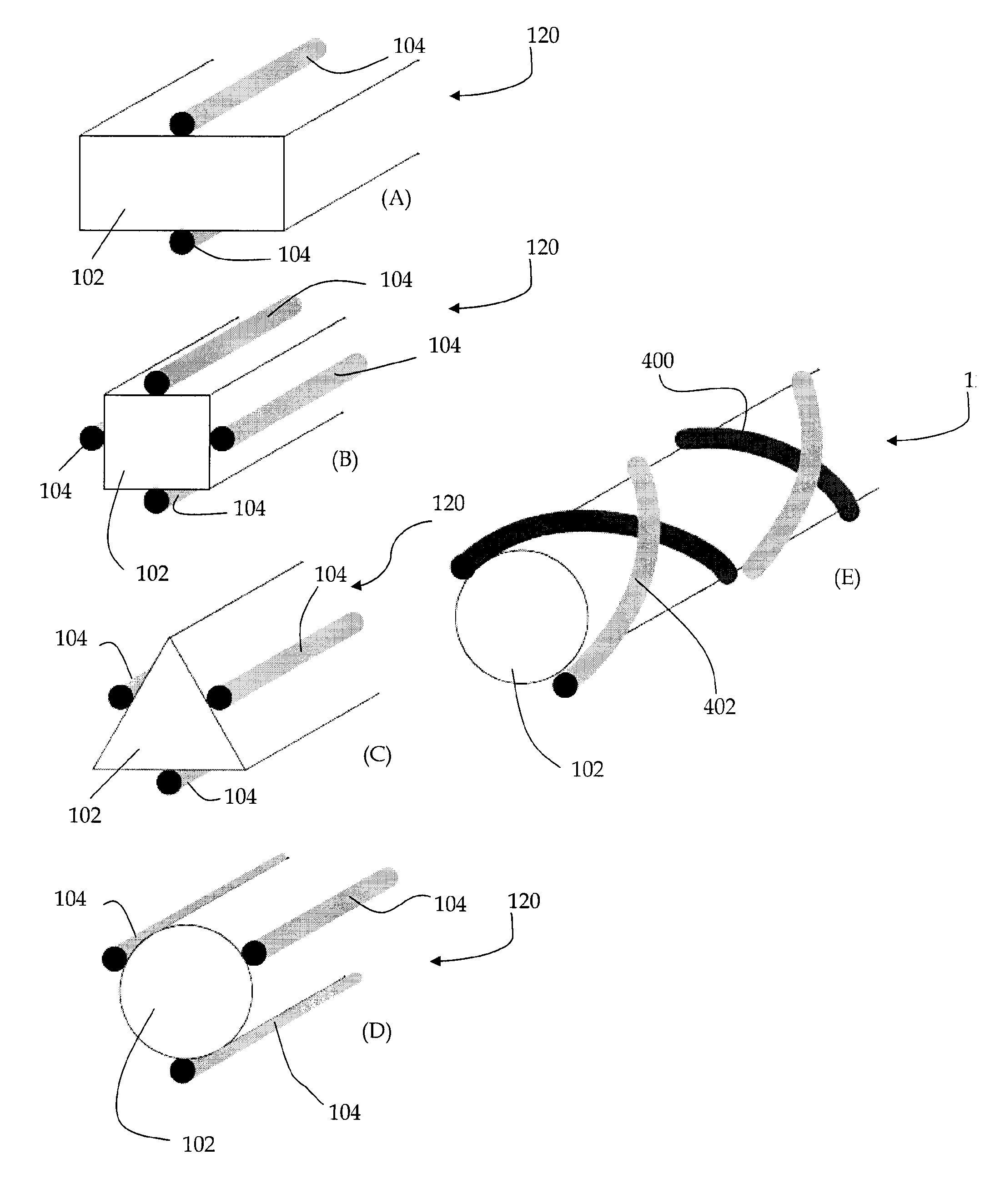 Flexible fibre optic deformation sensor system and method