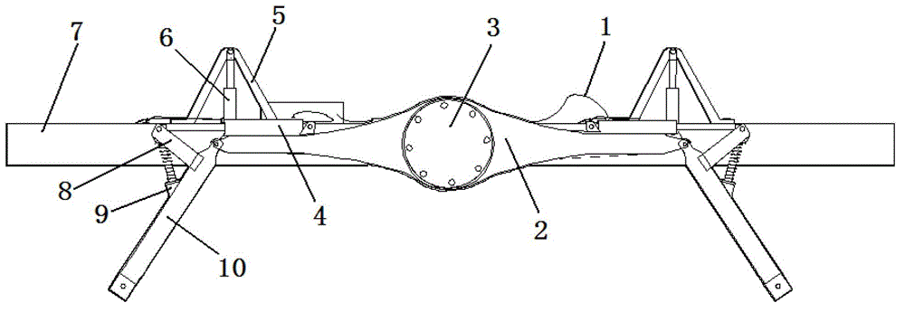 An all-terrain off-road vehicle chassis