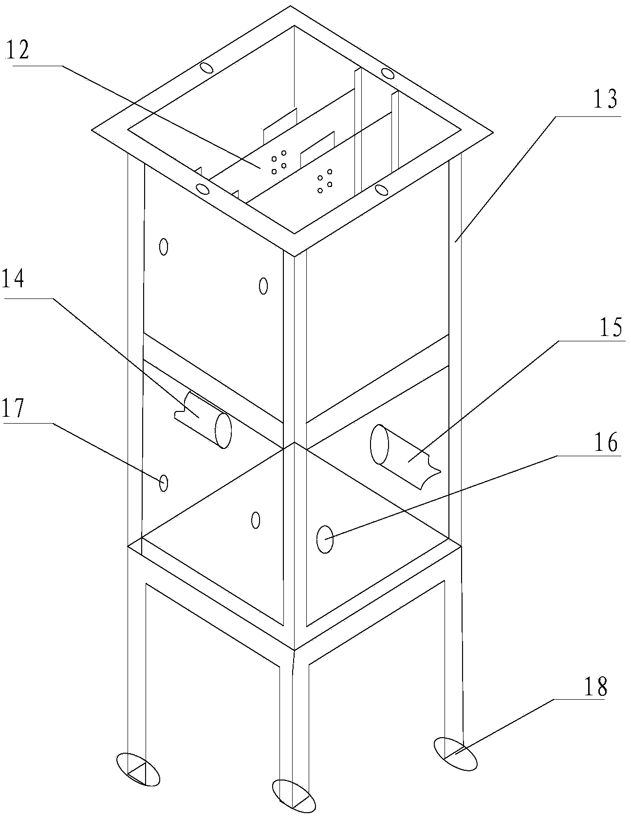 Method for filtering water of odor treatment spray water tank