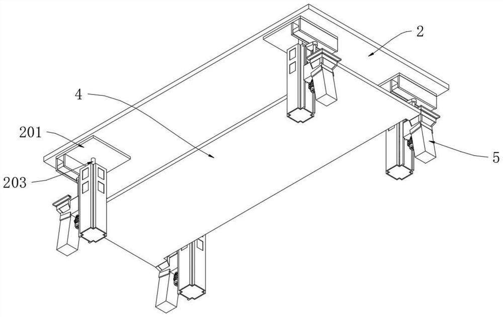 Multifunctional tea table with adjustable height